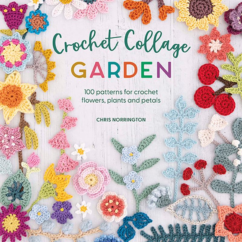 Crochet collage garden