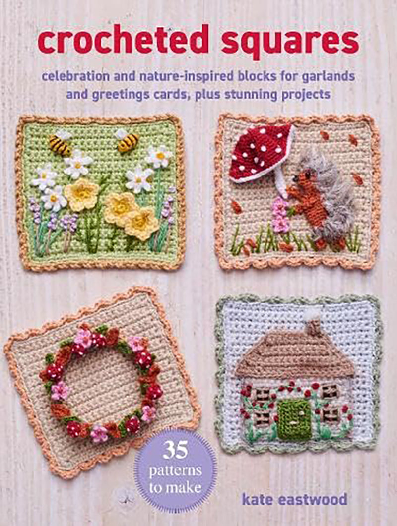 Crocheted squares