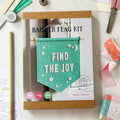 Find The Joy Positivity Banner Craft Kit