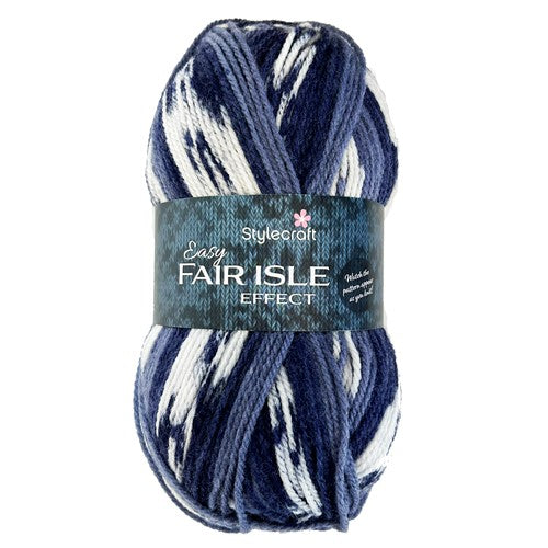 Easy fair isle effect