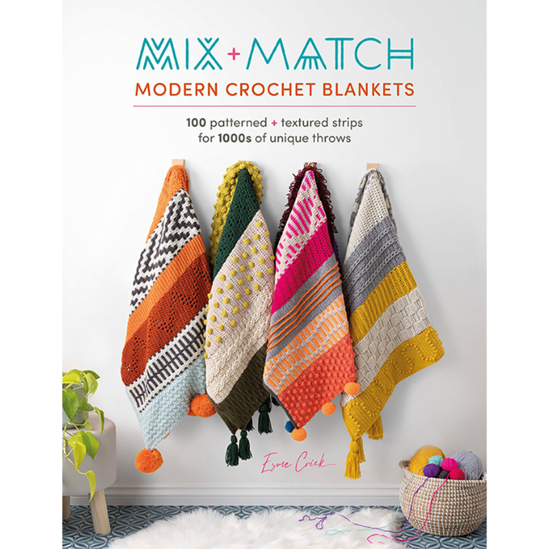 Mix and match modern crochet blankets