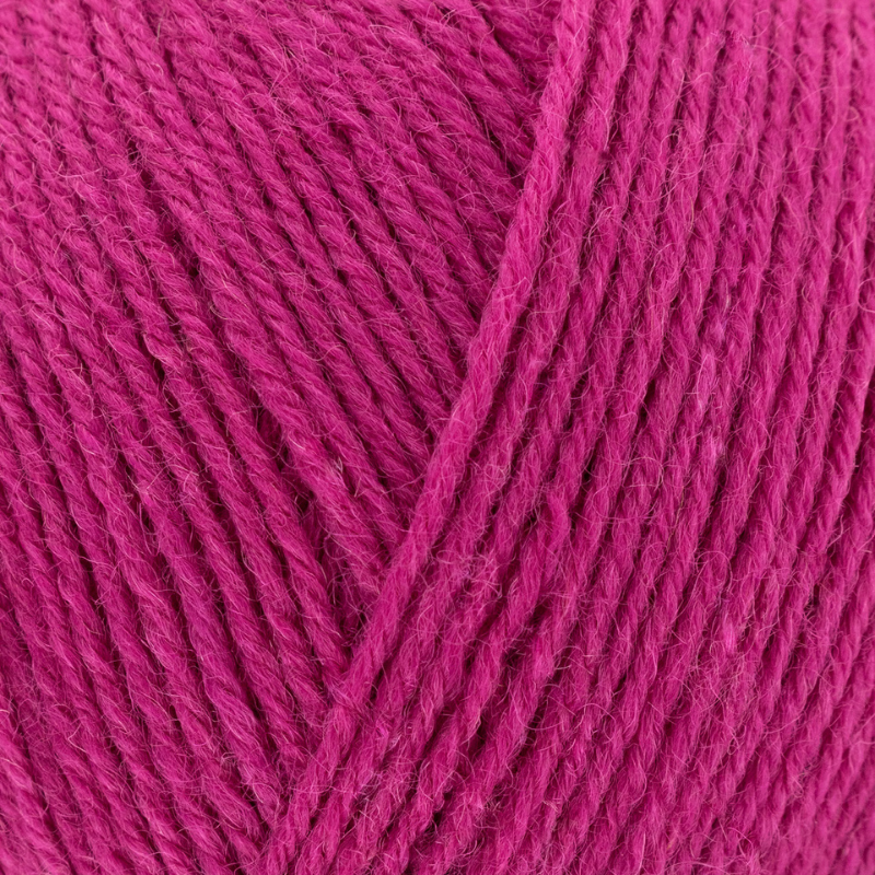 Close-up of bright pink yarn