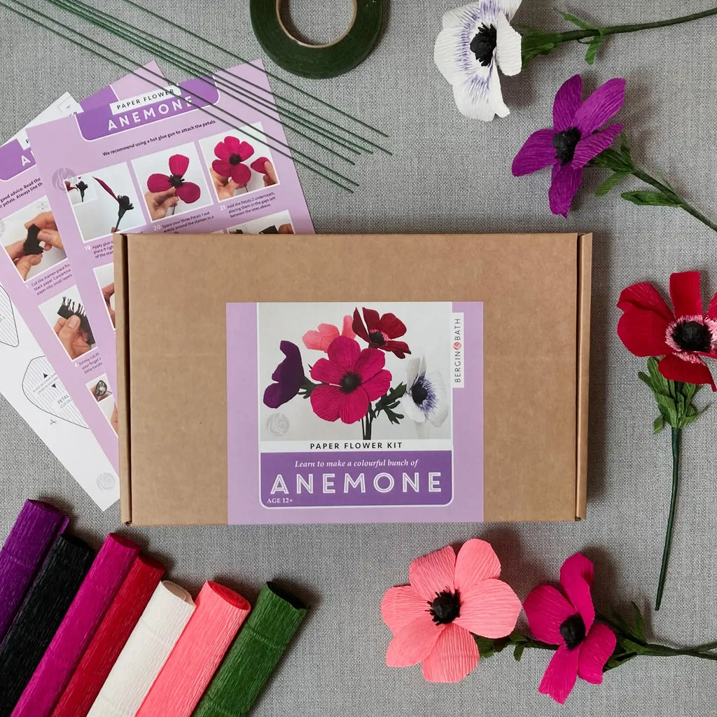 Paper flower kit - Anemone.