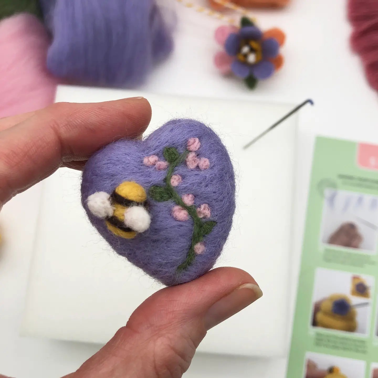 Needle felting kit - Springtime