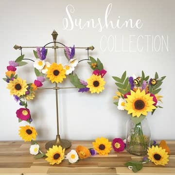 Sunshine Flower Garland craft kit
