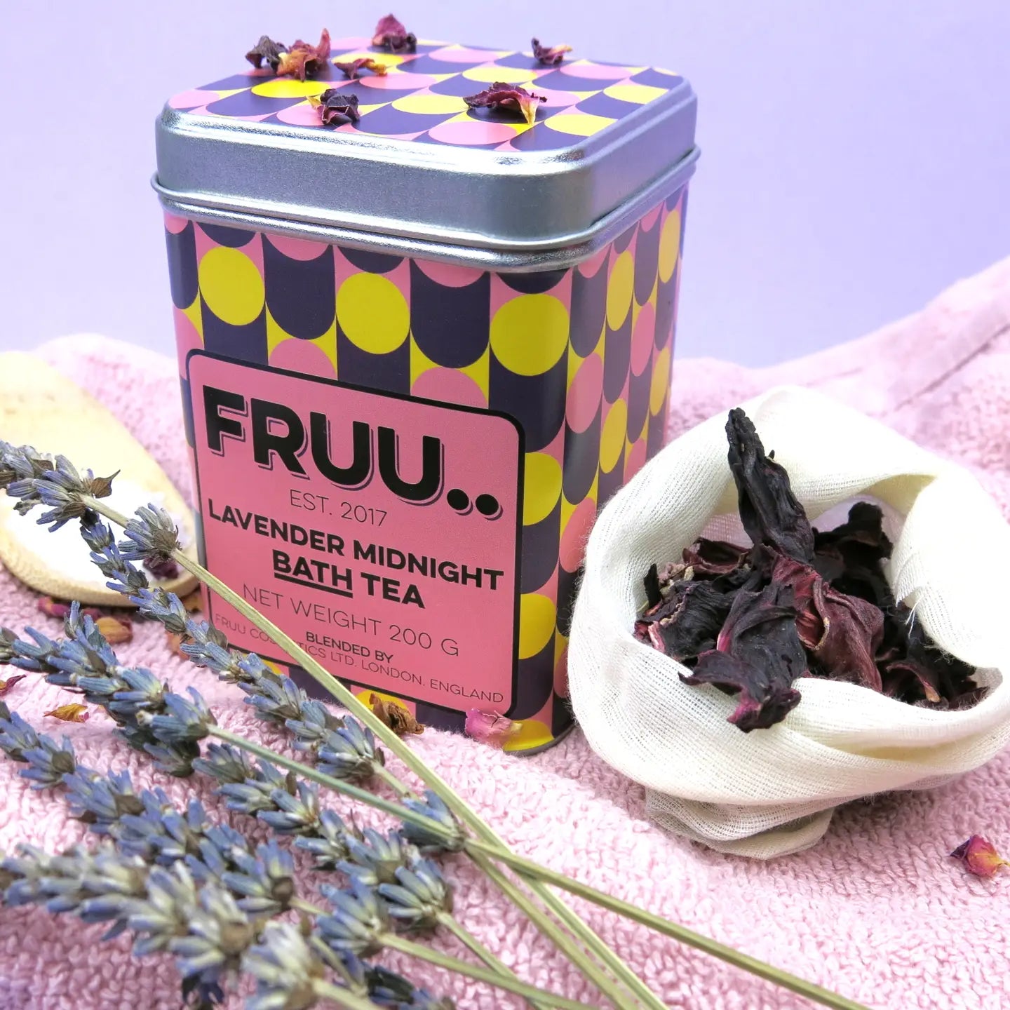 FRUU Lavender Midnight Bath Tea