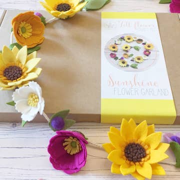 Sunshine Flower Garland craft kit