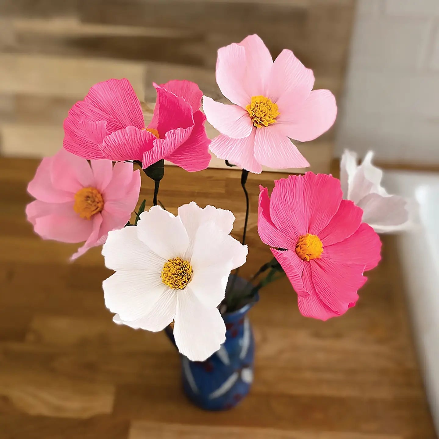 Paper flower making kit - Cosmos