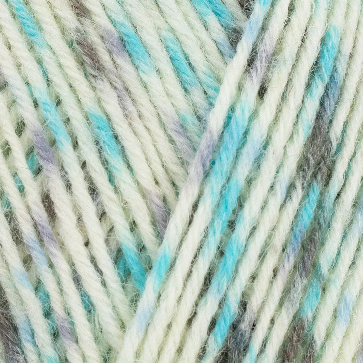 Close-up of multicolored yarn strands